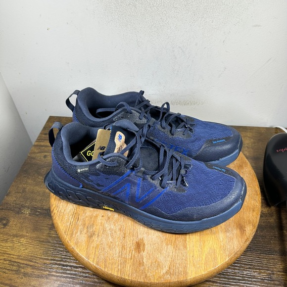New Balance Fresh Foam X Hierro v7 GTX Men's Shoes Navy Blue Size 12 MTHIERD7